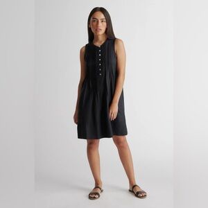 100% European Linen Sleeveless Swing Dress